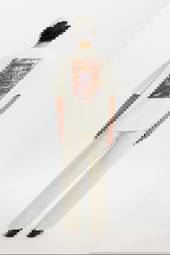 Selected T-Shirt Relaxaspen Egret