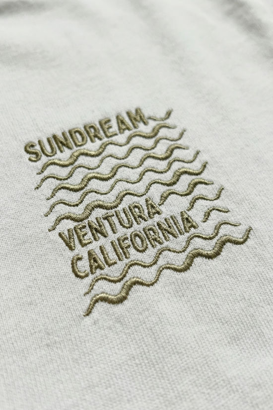 Selected T-Shirt Soel Bright White Wave