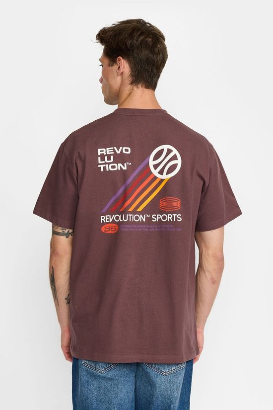 Revolution T-Shirt 1458 Spo Dustpurple