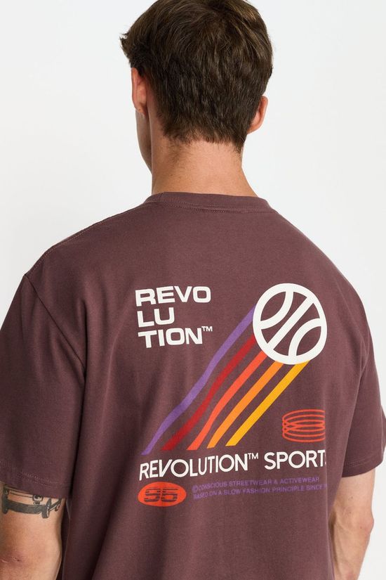 Revolution T-Shirt 1458 Spo Dustpurple
