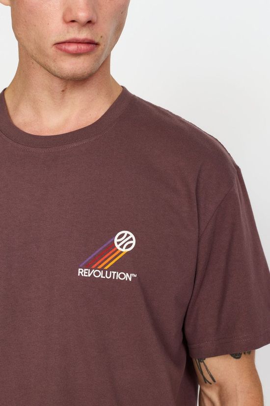 Revolution T-Shirt 1458 Spo Dustpurple