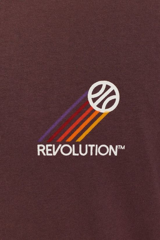 Revolution T-Shirt 1458 Spo Dustpurple