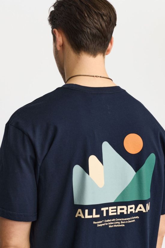 Revolution T-Shirt 1463 Mou Navy