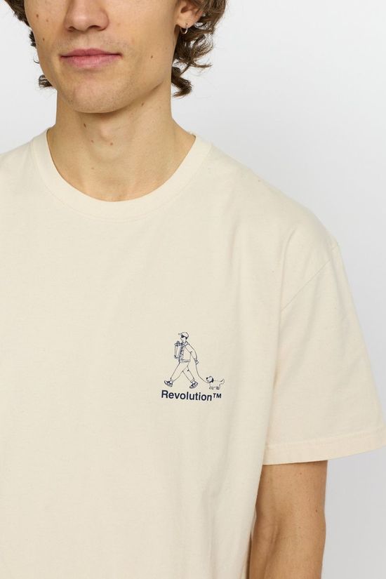 Revolution T-Shirt 1464 Day Offwhite
