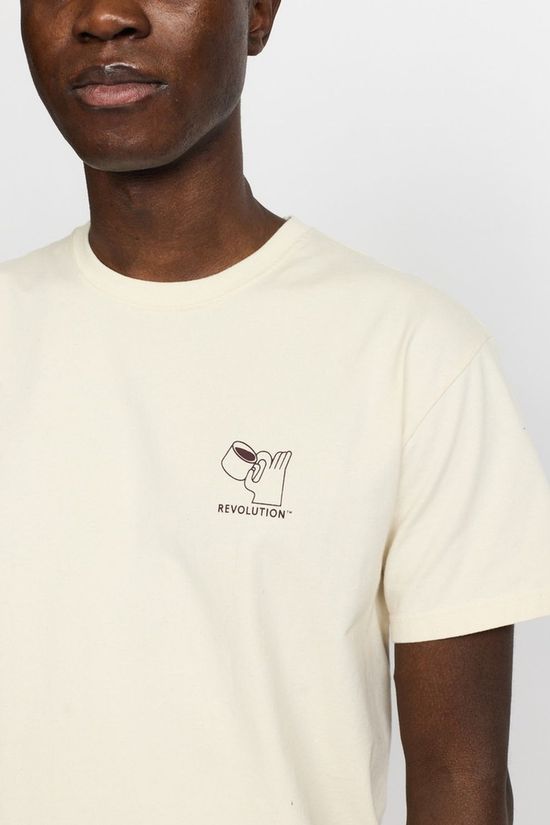 Revolution T-Shirt 1464 Ess Offwhite