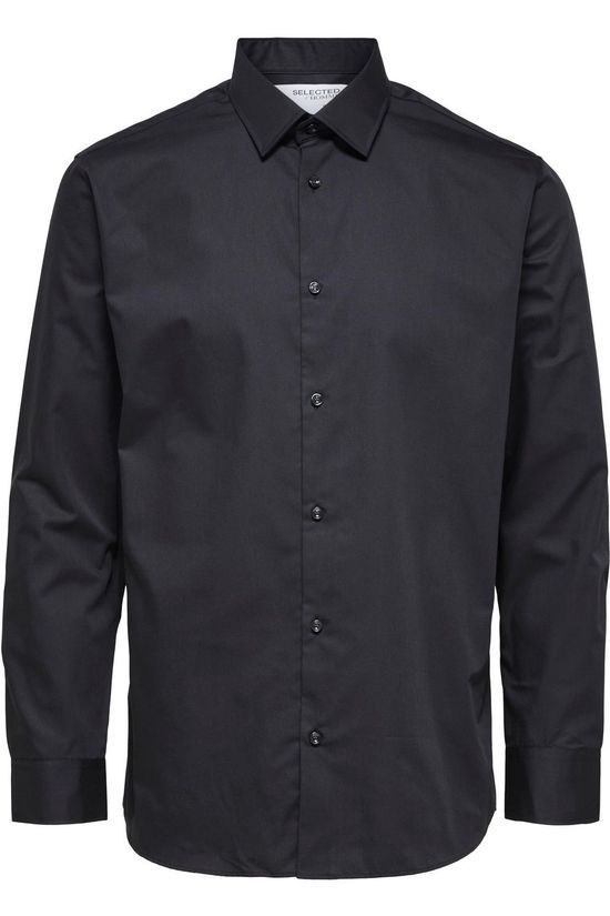 Selected Chemise Slimethan Black