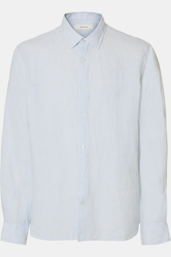 Selected Chemise Regkylian-Linen Bright White