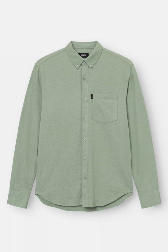 Antwrp Chemise Bsh014G-C546 Green Ash