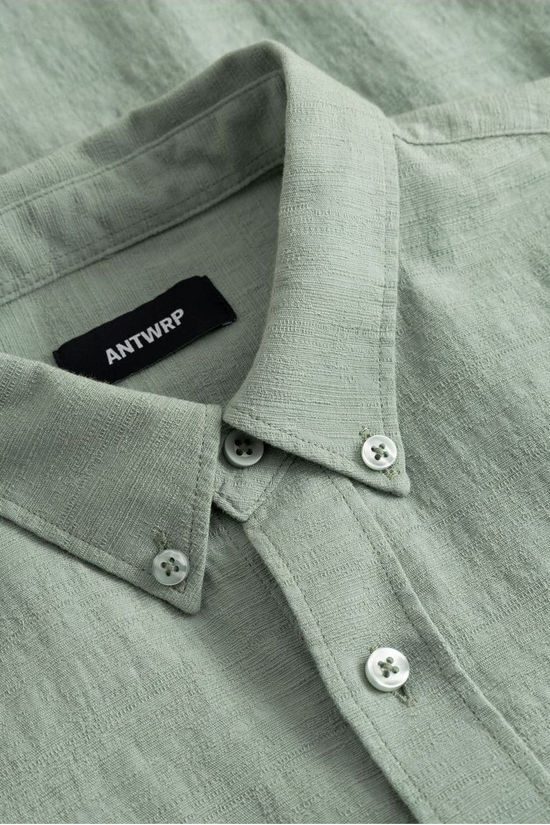 Antwrp Chemise Bsh014G-C546 Green Ash