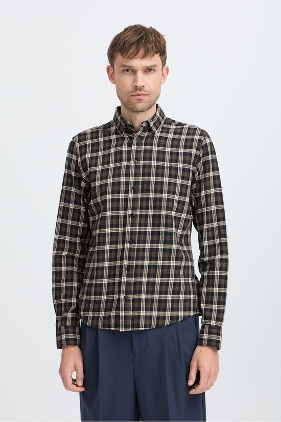 Casual Friday Hemd Cfjose 0159 Shirt Charcoal Melange