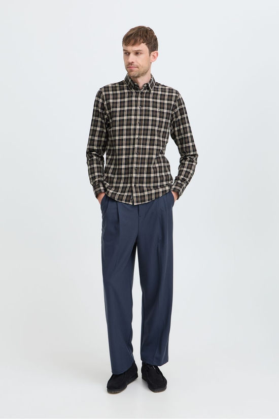 Casual Friday Hemd Cfjose 0159 Shirt Charcoal Melange