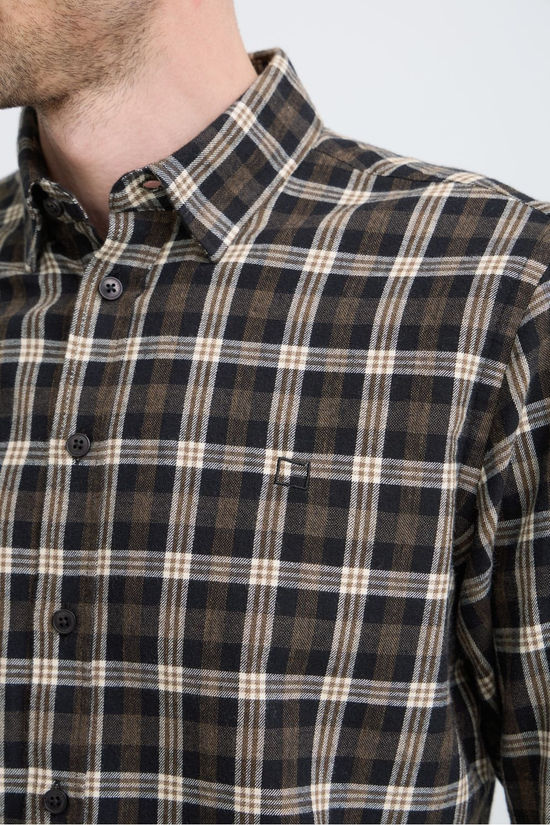 Casual Friday Hemd Cfjose 0159 Shirt Charcoal Melange