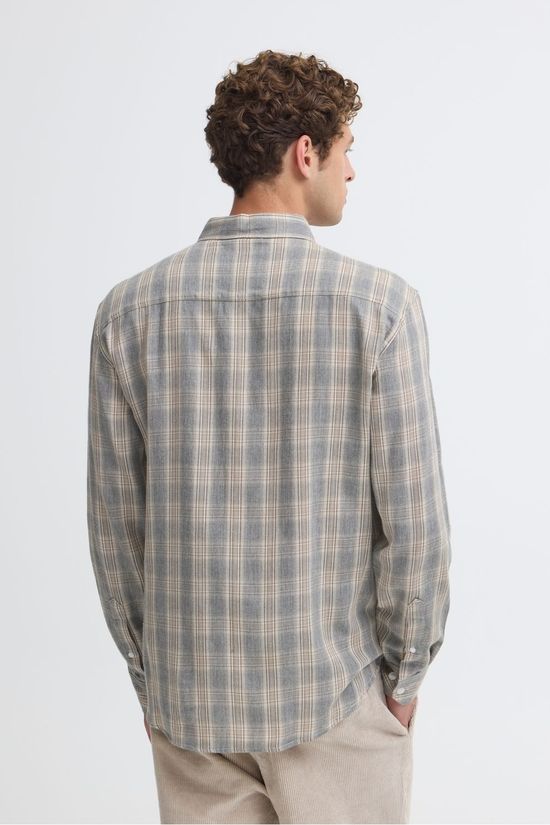 Casual Friday Hemd Cfalvar Checked Shirt Monument Mélange Check
