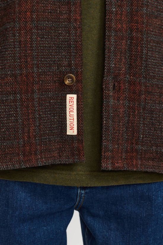Revolution Overhemd 3282 Darkred