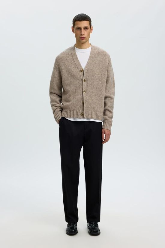 Selected Polaire Slhcody Cardigan Oatmeal