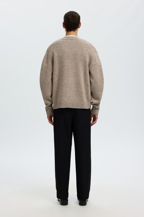 Selected Polaire Slhcody Cardigan Oatmeal