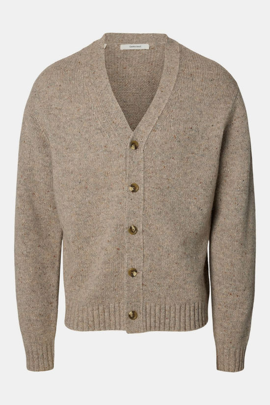 Selected Polaire Slhcody Cardigan Oatmeal