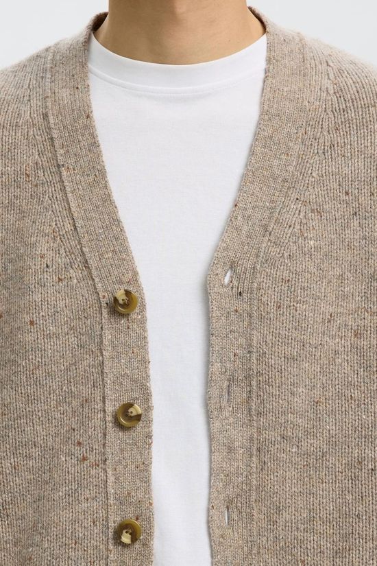 Selected Polaire Slhcody Cardigan Oatmeal