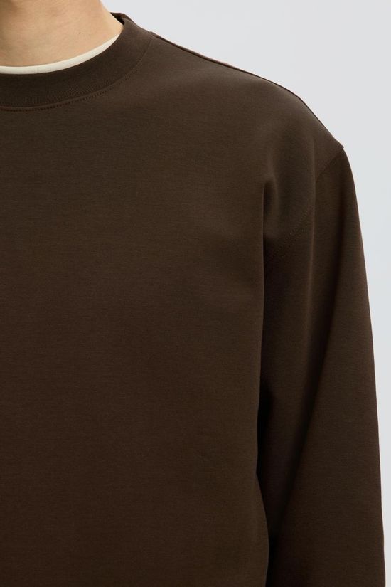 Selected Trui Slhtom Soft Crew Neck Sweat  Delicioso