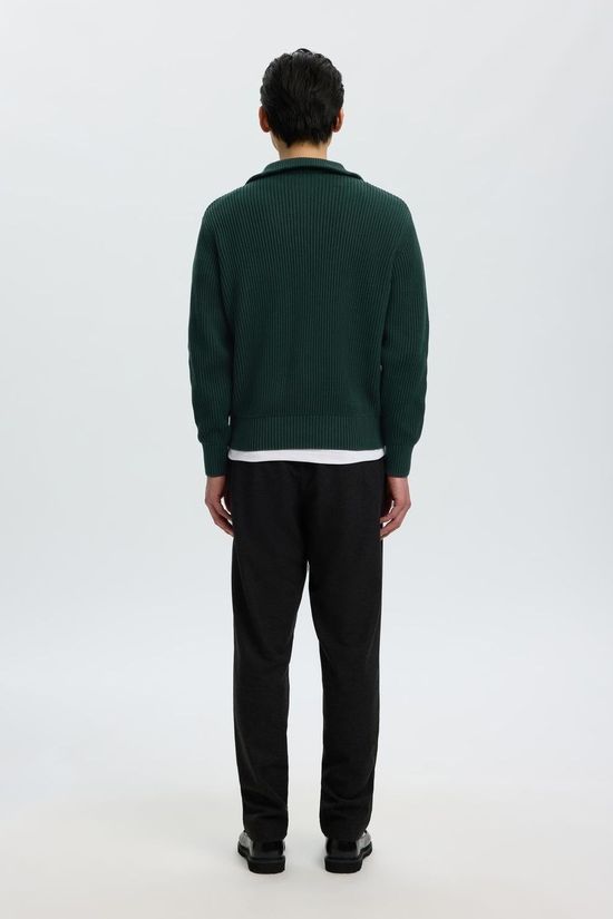 Selected Trui Slmdry Half Zip Pine Grove