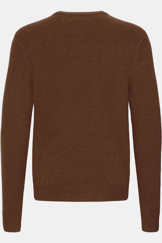 Casual Friday Pull Cfheine 0296 Crew Neck Knit Cinnamon Melange