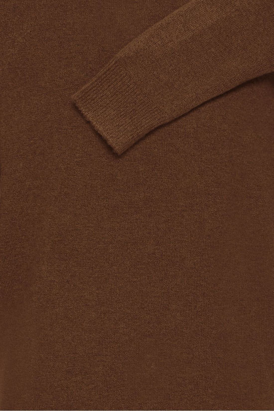 Casual Friday Pull Cfheine 0296 Crew Neck Knit Cinnamon Melange