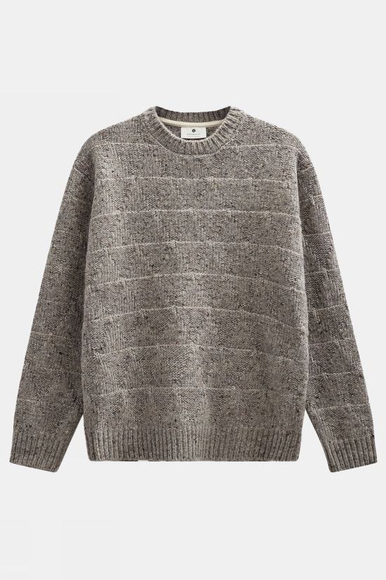 Anerkjendt Pull Aksinus Heavy Wool Knit Medium Grey Mel