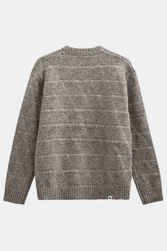 Anerkjendt Pull Aksinus Heavy Wool Knit Medium Grey Mel