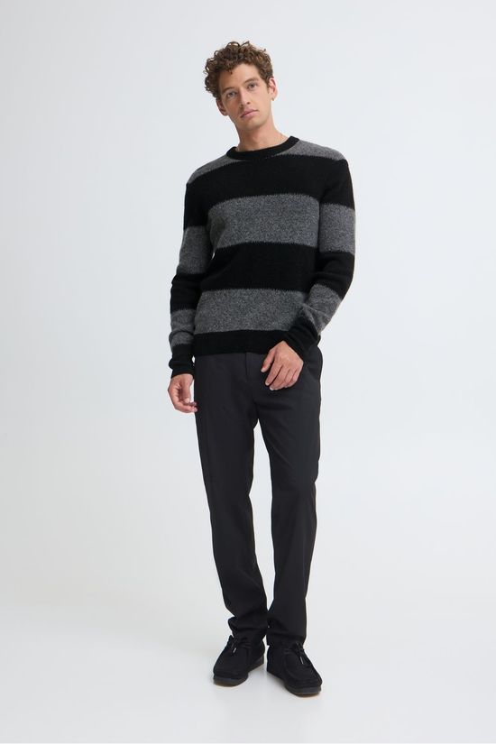 Casual Friday Trui Cfasgar Knit Charcoal Grey Melange