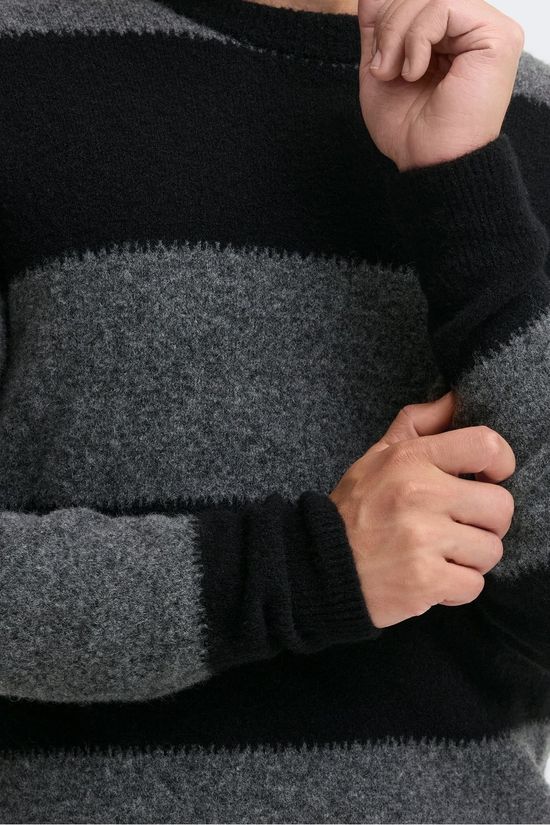 Casual Friday Trui Cfasgar Knit Charcoal Grey Melange