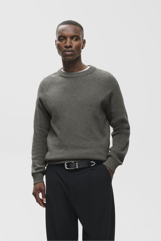 Matinique Trui Mahellson Medium Grey Melange