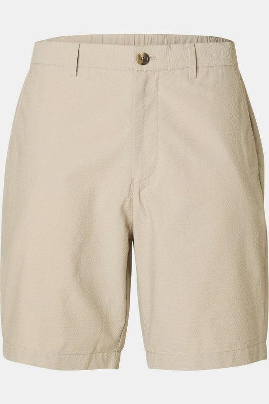 Selected Short Regular-Karl Seersucker Pure Cashmere
