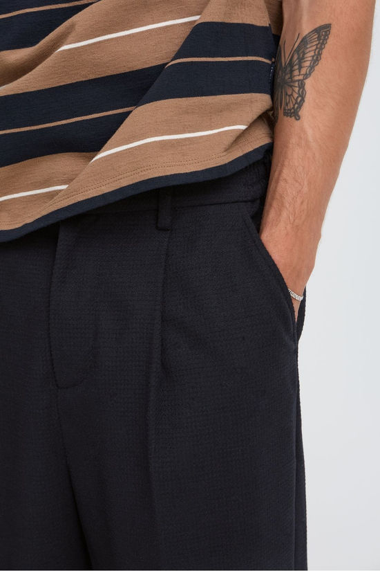 Casual Friday Pantalon Cfpierce 0308 Structured Pants Dark Navy
