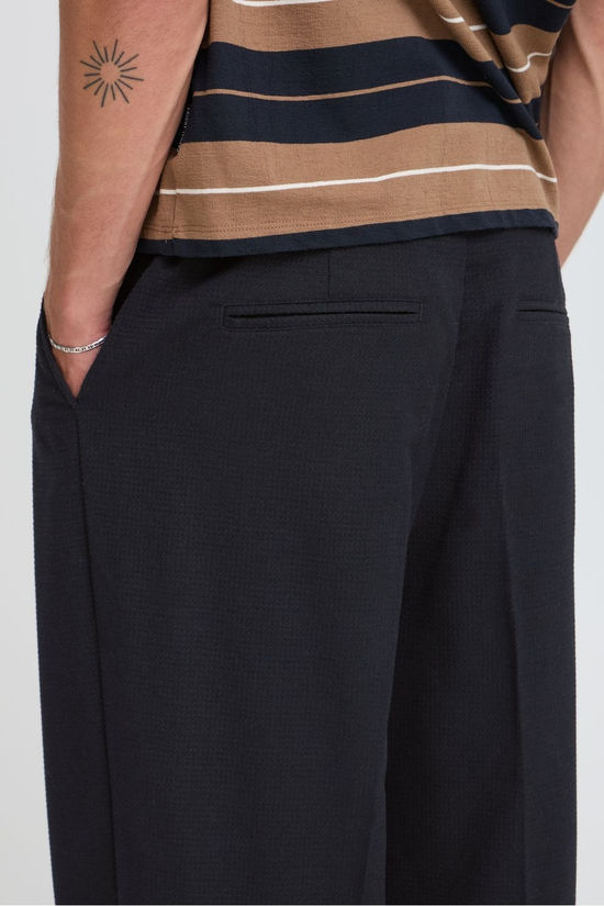 Casual Friday Pantalon Cfpierce 0308 Structured Pants Dark Navy