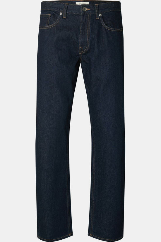 Selected Jeansh196-Straight Ben Kori Dark Blue Denim