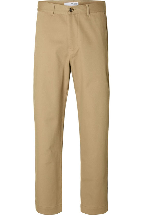 Selected Broekh220-Loose Harry Twill Chinchilla