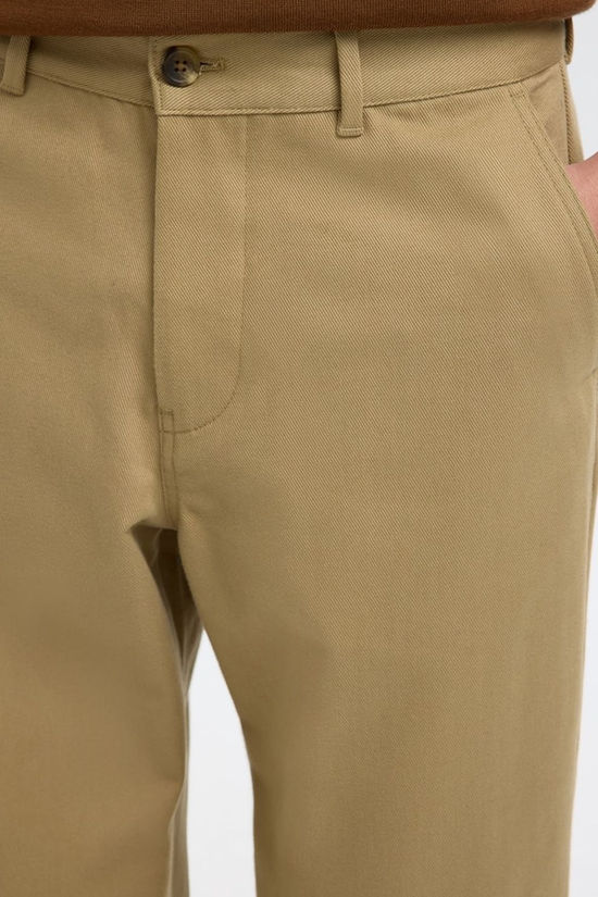 Selected Broekh220-Loose Harry Twill Chinchilla