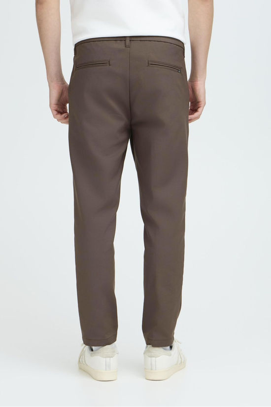 Casual Friday Pantalon Marc Performance With Pleat Black Olive