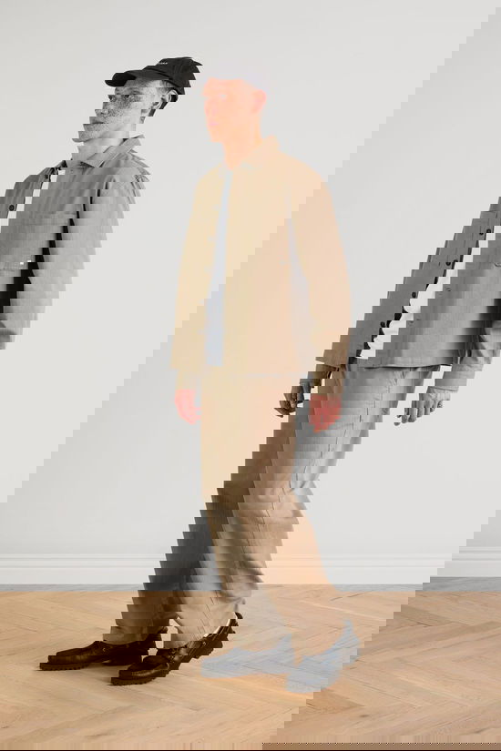 Farah Pantalon Greenport Drawstring Herringbone Ashen Taupe Sp