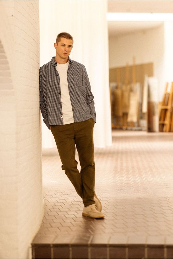 Faguo Pantalon Dreuille Pants Woven mid khaki