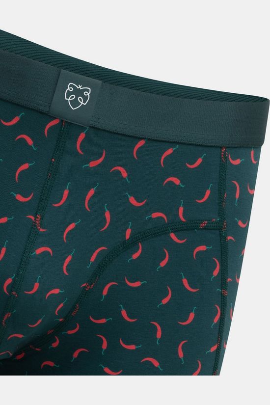 A-Dam Boxershort Boxer Brief Rik Black Green