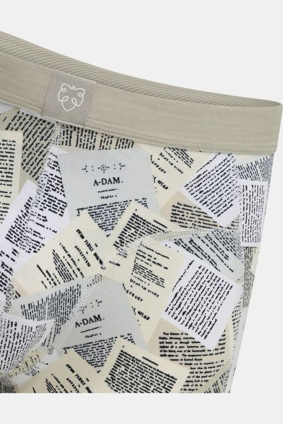 A-Dam Chaussettes Quarter Crew White Coffee Take Away size 41-50 Gray
