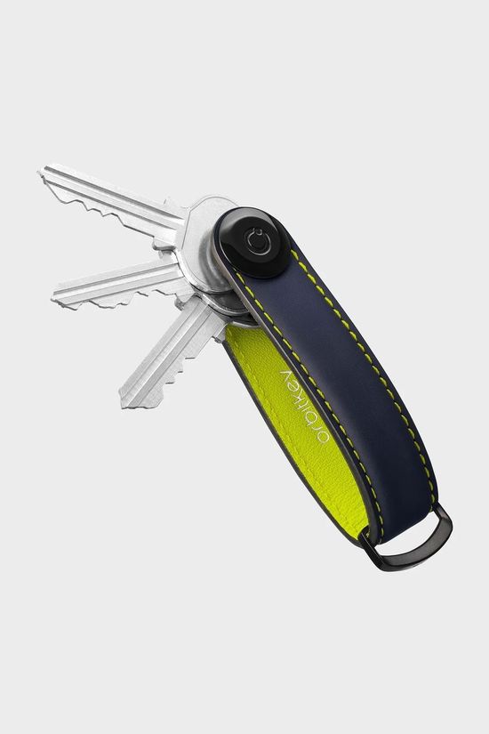 Orbitkey Accessoire Matte Leather Key Organiser - Forest Cyber