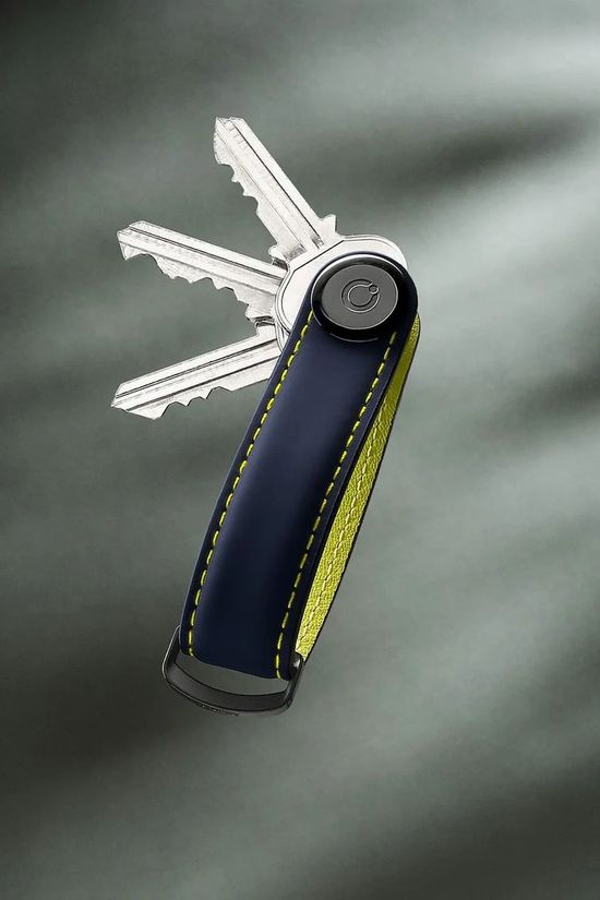 Orbitkey Accessoire Matte Leather Key Organiser - Forest Cyber