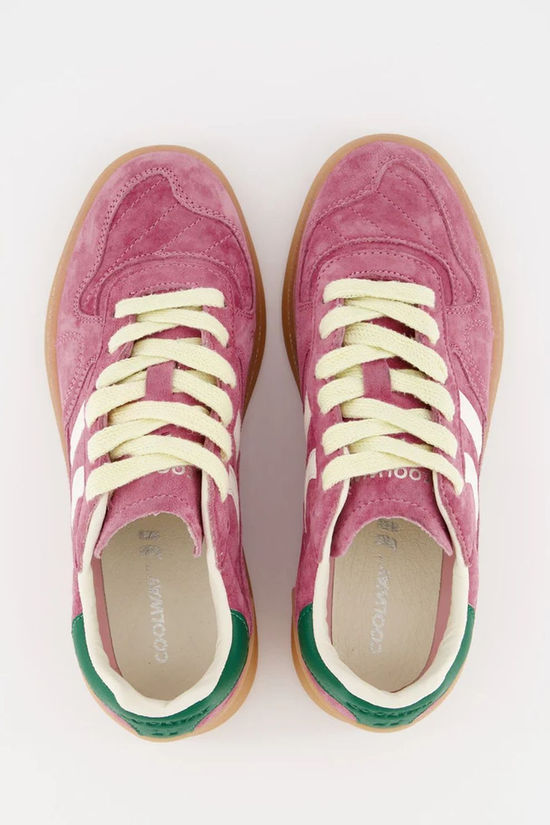 Coolway Sneakers Goal mid pink/green