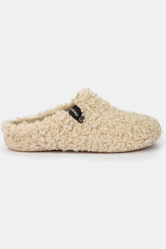 Verbenas Pantoufles York Curly Beige