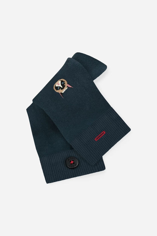 A-Dam Sokken Navy Catface Navy