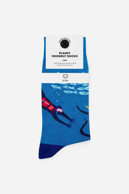 A-Dam Chaussettes Blue Underwater Blue
