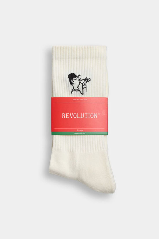 Revolution Chaussettes 8925 Cof White