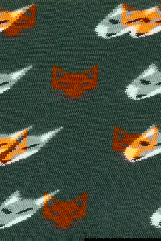 DillySocks Sokken Fossiled Fox dark green/orange